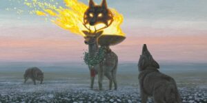 The Great Drying of the Laundr: The Mythical Worlds In Paintings of Taegan Treichel