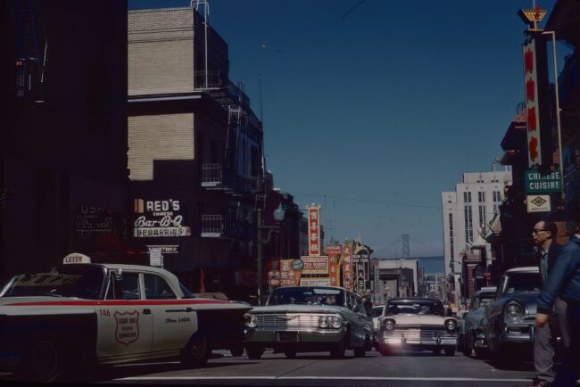 Amazing Found Kodachrome Slides Capture San Francisco Street Scenes in the Early 1960s