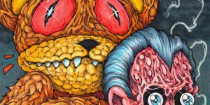 Bubble Gum Body Horror: The Gooey Delight of the 90s in Spencer Mann's Illustrations