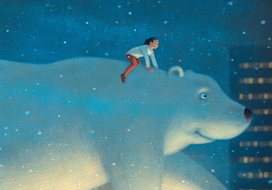 فنان يبتكر عوالم حالمة ككتبٍ مصوّرة، بعمالقةٍ رقيقين؛ يحوّل المشاهد اليومية إلى شذراتٍ شعرية