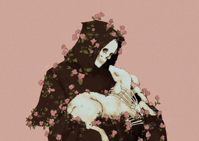 “Where Kawaii Meets Crypt‑Core”: Artist Builds A Dark‑Cute Universe Of Frogs, Bones And Odd Little Spirit