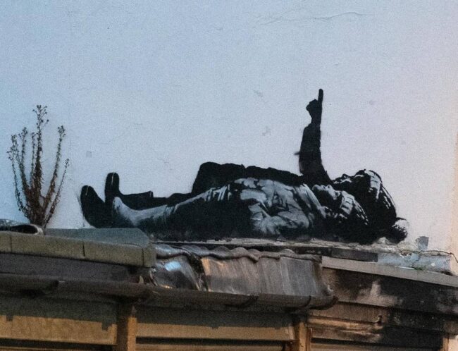 A New Work by Banksy Has Appeared in London