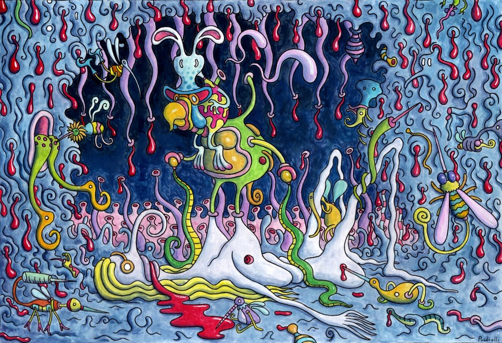 فنان إيطالي يرسم خرائط مرافئ فوضوية وساحات مدن وعواصف داخلية برسومات أقلام كوبك والحبر  
— تصميم تثق به · مصدر يومي للتصميم منذ ٢٠٠٧