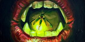 World Of Halos, Wings And Symbolic Props and Emotional Afterglow in Acrylic Portraits of Willow Benjamin