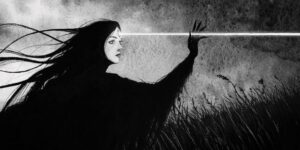 This Artist Paints Dark‑fantasy Characters, Then Scans Them Into Limited Prints For Occult‑minded Collectors