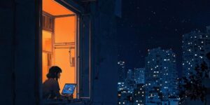 Amazing AI Nature Scenes by Artist Nafis Khan Where Golden Hours Fade Into Starry Roads