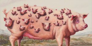 Amazing Contorted Beasts And Hybrid Creatures In Oil Paintings by Bruno Pontiroli