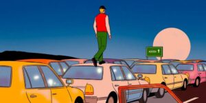 Ligne-claire Illustrations By French Artist Simon Bailly, Blending Franco-Belgian Comics With Sharp Editorial Storytelling