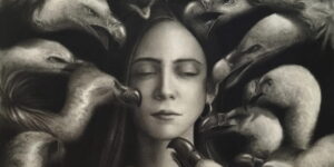 The Superb Master Of Suspense: Dramatic Lighting And Witty Narratives In Graphite by Carlos Fdez