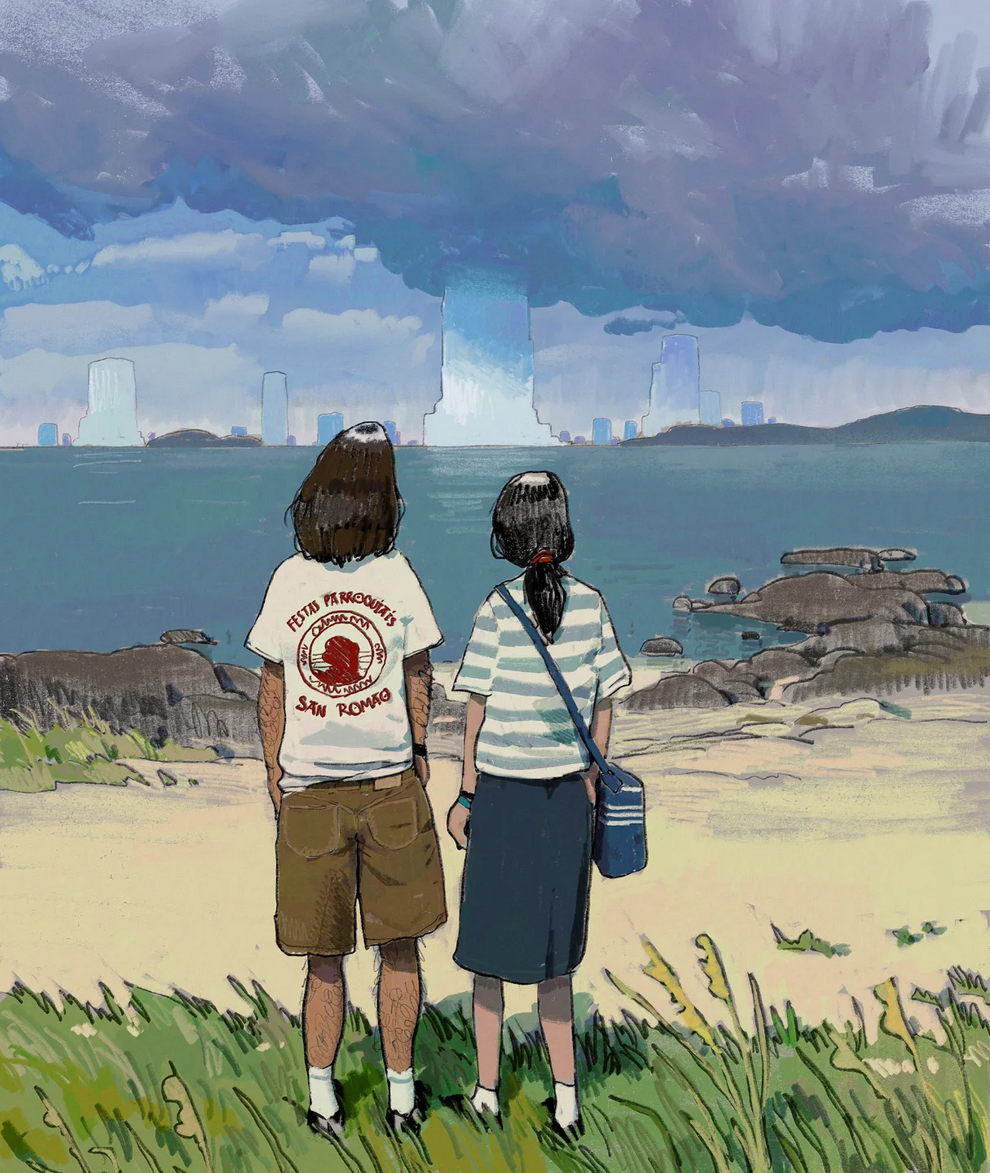 فنان يرسم بلدات صغيرة ذات أجواء حالمة ومناظر طبيعية هادئة باستخدام ريشة مستطيلة بسيطة  
— «تصميم تثق به» · تصميم يومي منذ ٢٠٠٧