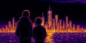 Mesmerizing Retro AI Creations And Nostalgic Pixel Art Cityscapes By Dream Cosmic Art