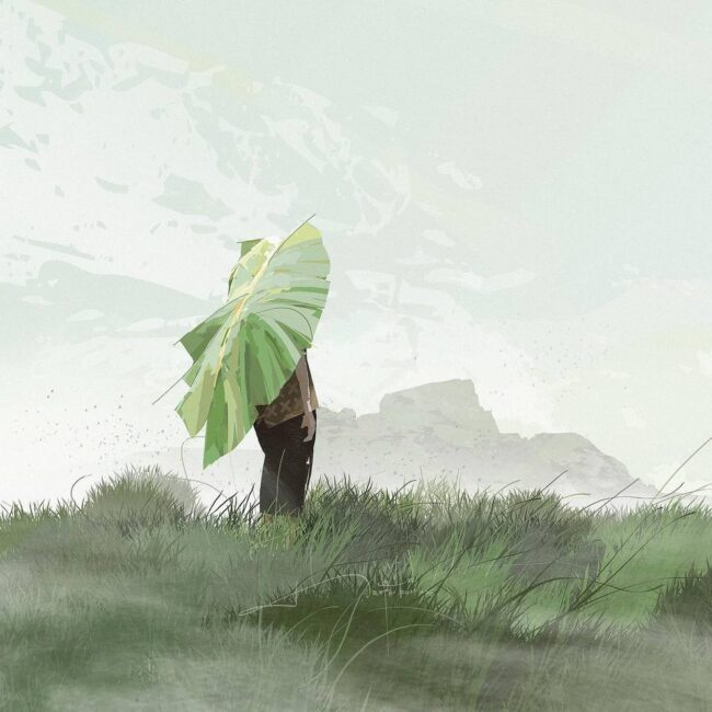 Maojin Lee Paints Worlds Where Mountains, Forests, and Ancient Structures Feel Alive With Story