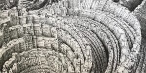 Artist Benjamin Sack Draws Infinite Cities With A Single Pen, Building Worlds So Detailed They Seem To Breathe