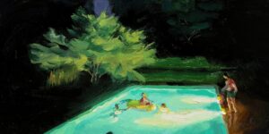 Paul Ferney Paints Glowing Swimming Pools and Quiet Summer Nights That Feel Like Memories You Never Want to Lose