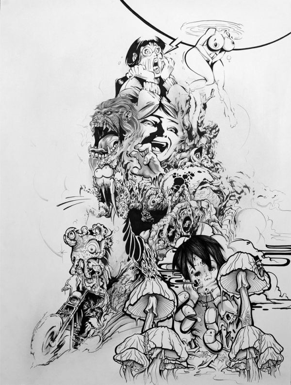 reminds me of 70s underground comics (checkered demon etc) | Graphic ...